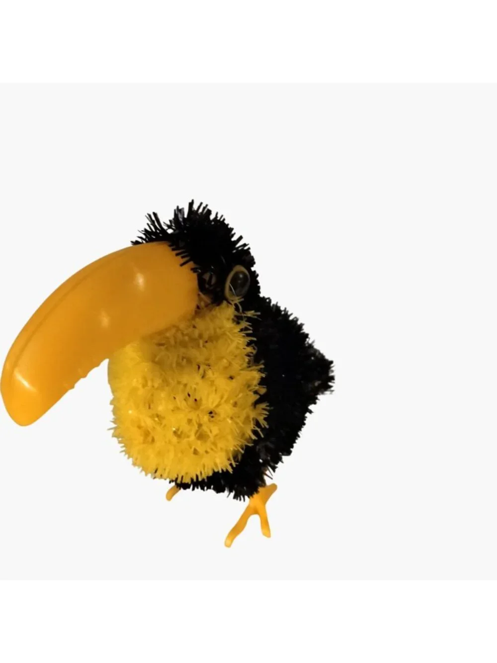 Tinsel Toucan Figure Topical Party Decor Tiki Luau Lot 3
